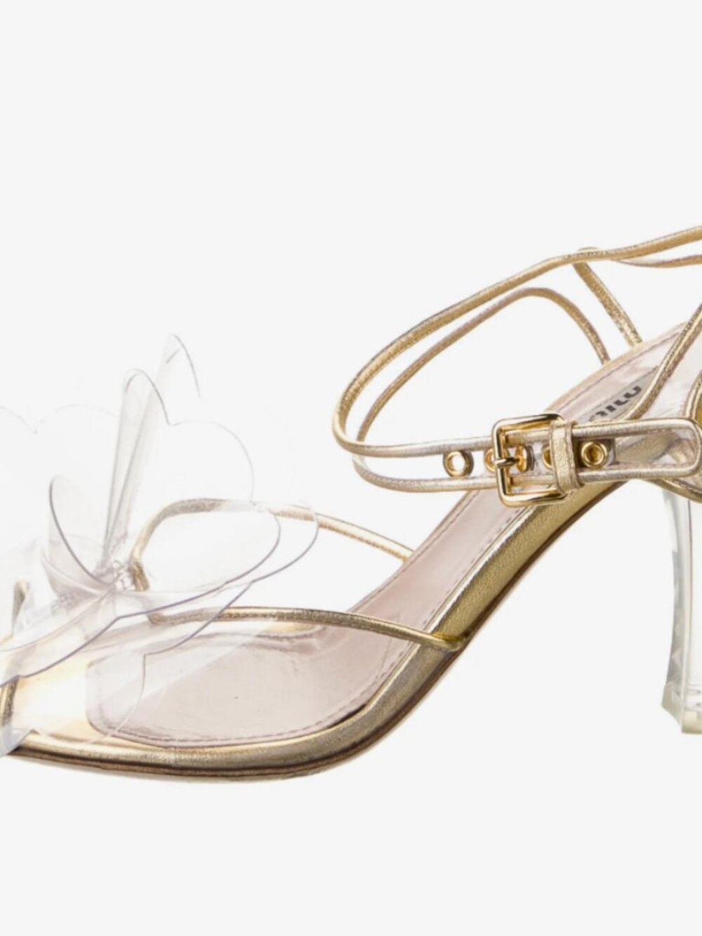 Miu Miu Leather Sandals